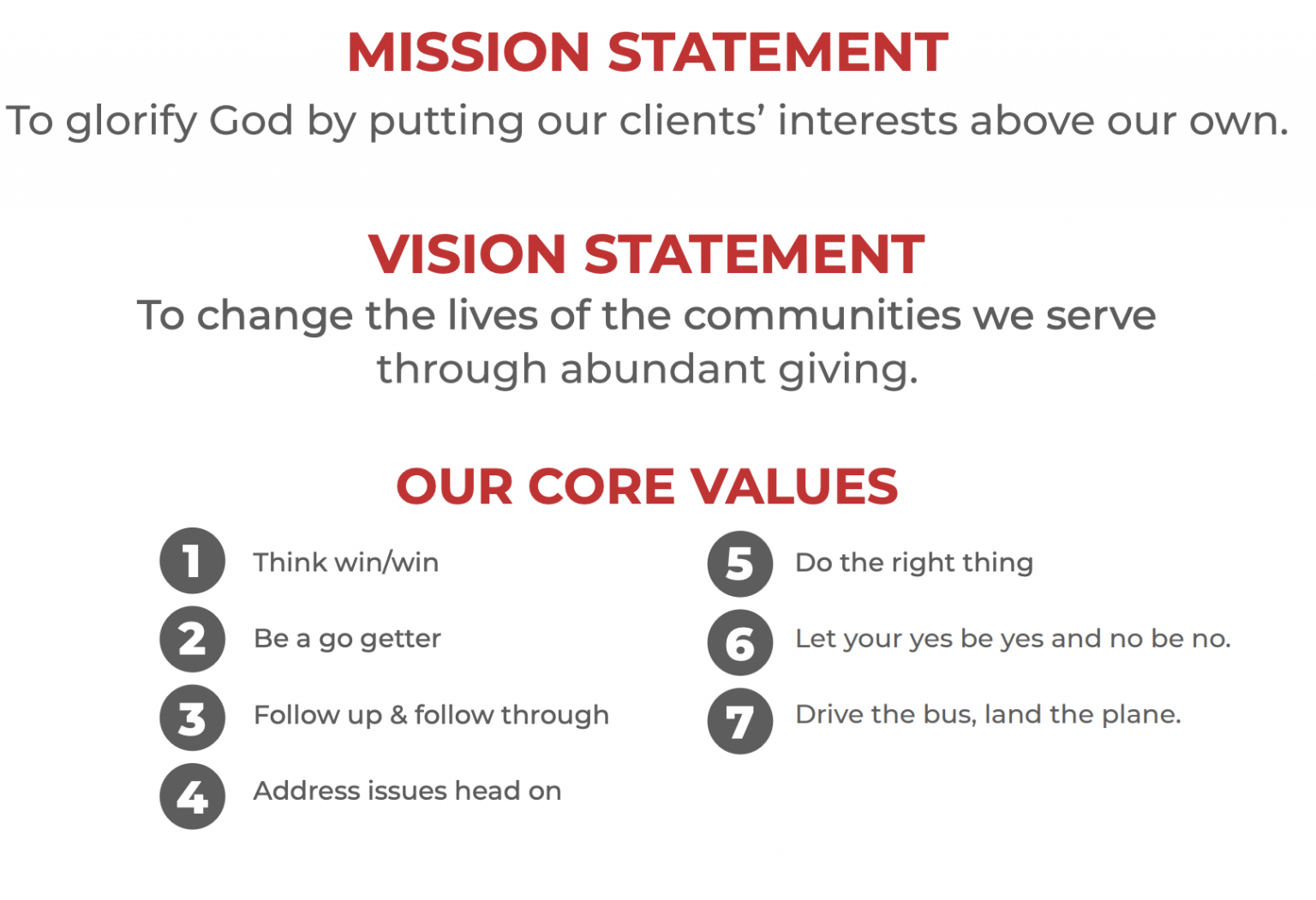 Our Mission & Core Values – Chantel Ray